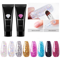 Профессиональный Gliiter Hard Gel Nail Builder для маникюрного салона